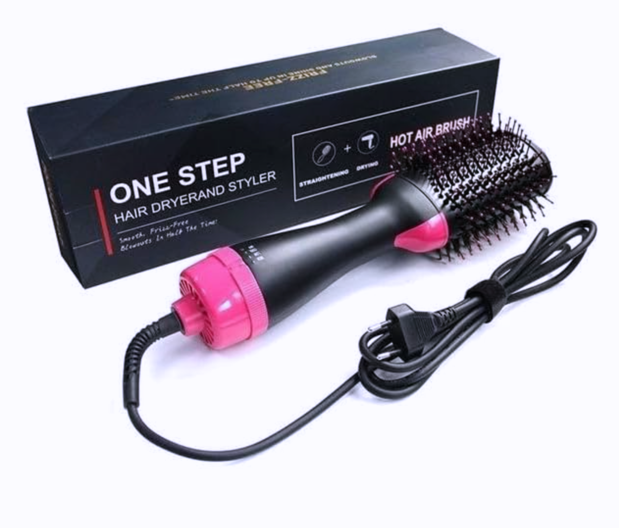 All-in-One Hair Tool: Ceramic Hair Dryer, Volumizer & Styling Brush