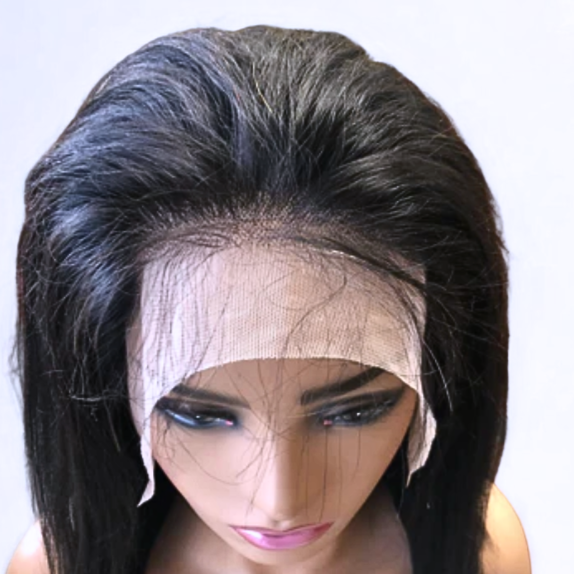12 Inch Brazilian Human Hair Bob Wig - Sleek & Straight