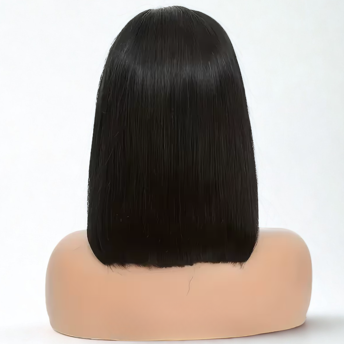 Brazilian Straight Human Hair Weave - 10 Inch Single Drawn - Natural Black